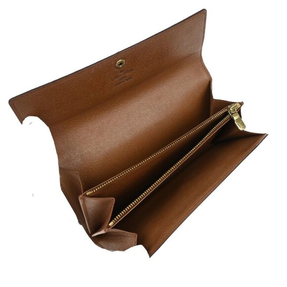 LOUIS VUITTON Porte Monnaie Credit Long Wallet Monogram Leather - Picture 7 of 14